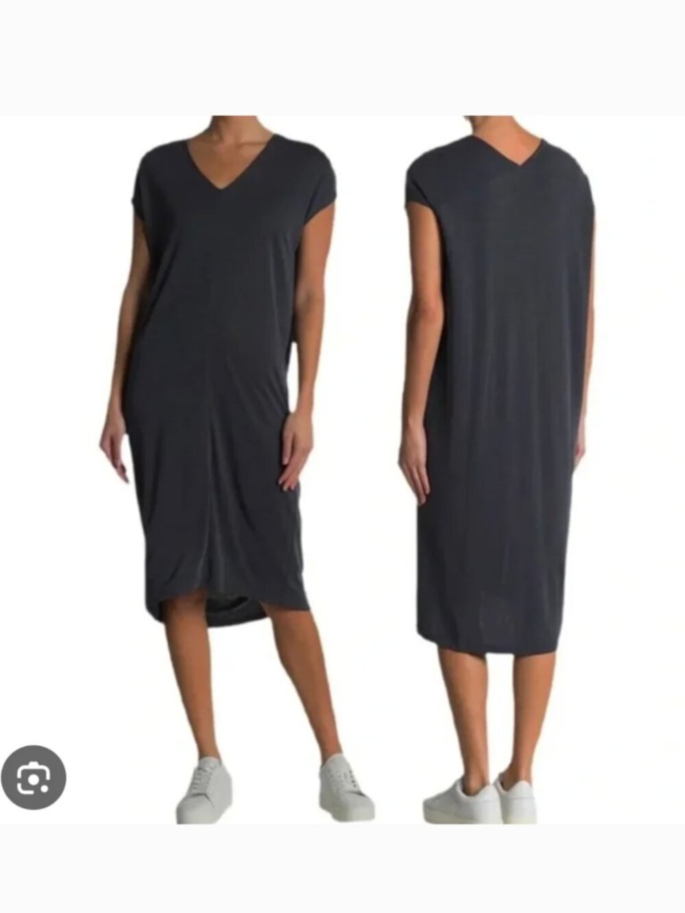 NWOT DOUBLE ZERO TAKE MY HAND SHORT SLEEVE MIDI DRESS Size Lovely Large